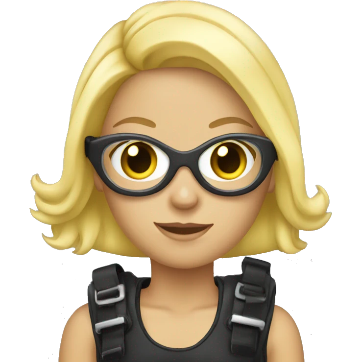 Scuba Girl Blonde emoji