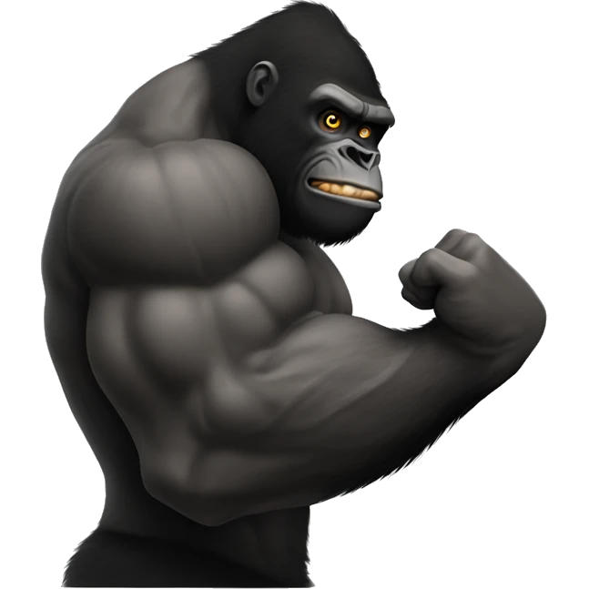 MUSCLE GORILA ARM emoji