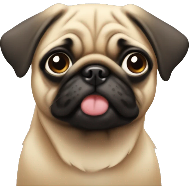Fawn pug emoji