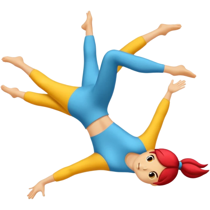 Acrobacias aereas en tela  emoji