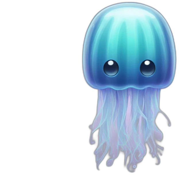 Ghostly jellyfish emoji