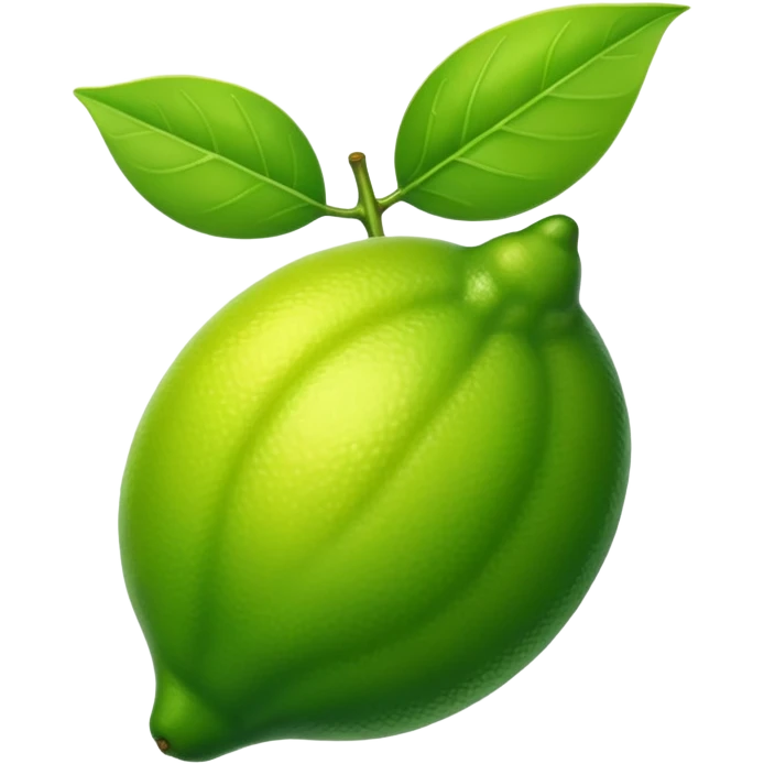 One Green Lemon Leaf emoji