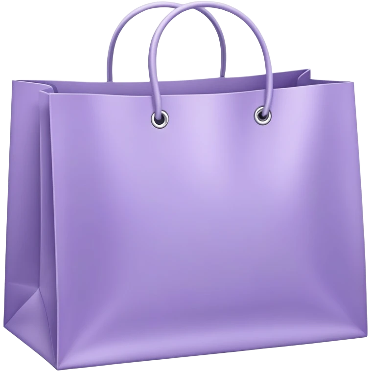 Pale purple SHOPPING emoji