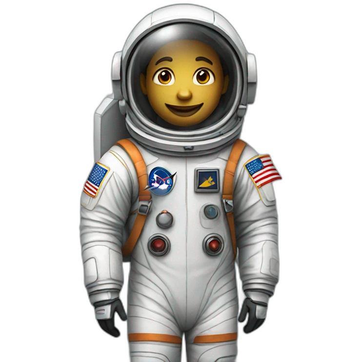 astronaut at school emoji