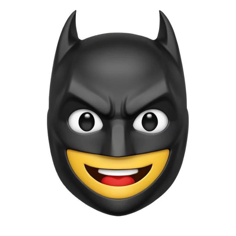 Batman emoji with heart eyes  emoji