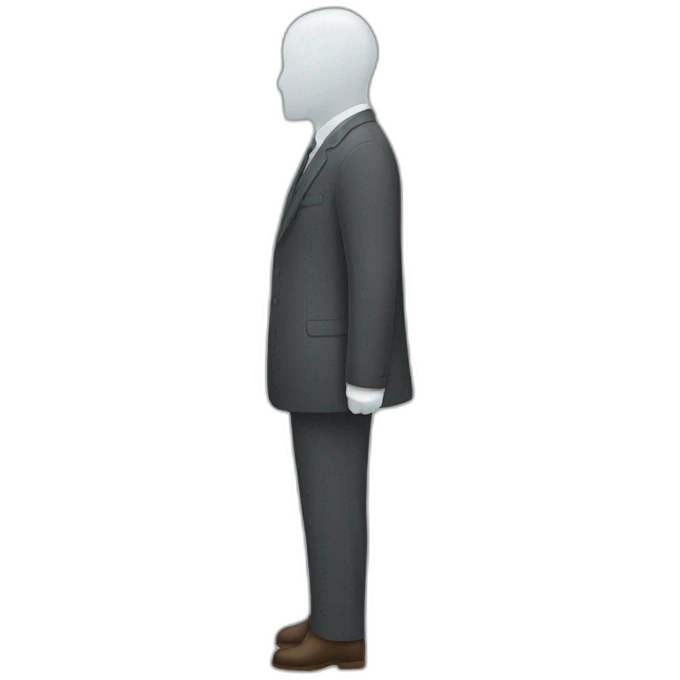 Headless man emoji