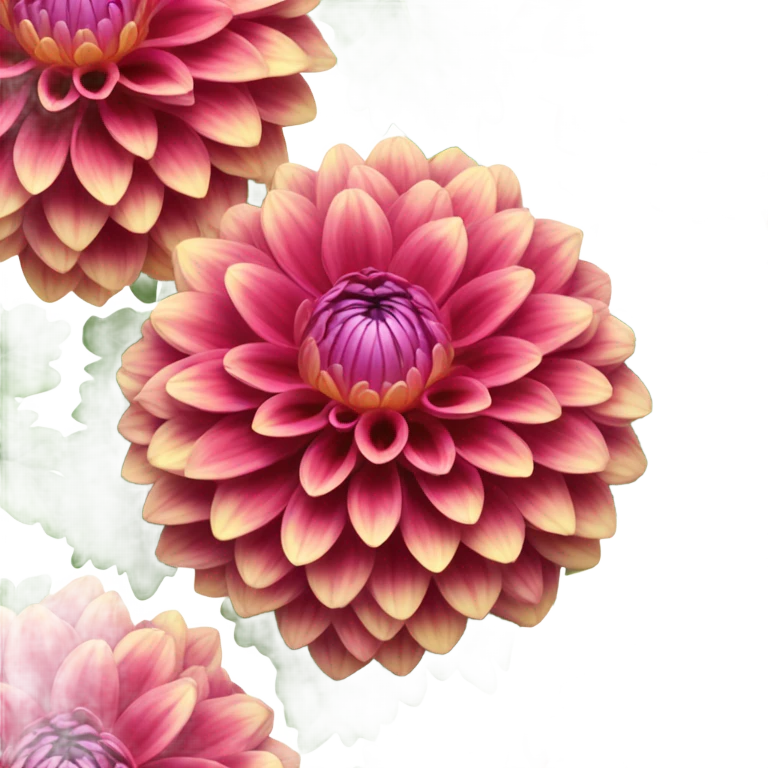 Dahlias plant  emoji