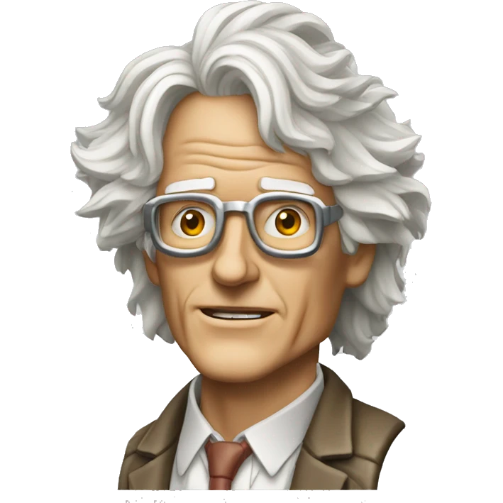 doc Emmett brown back to the future emoji