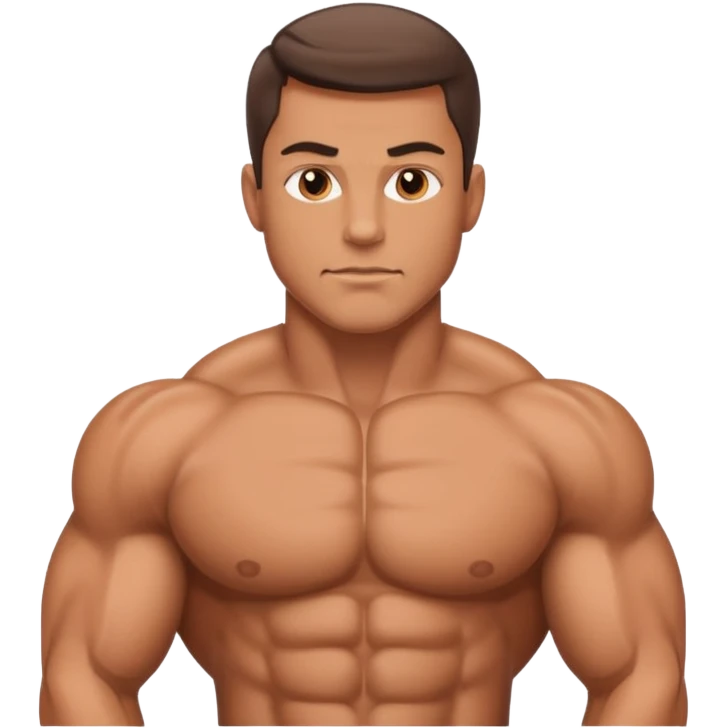 a muscle man emoji