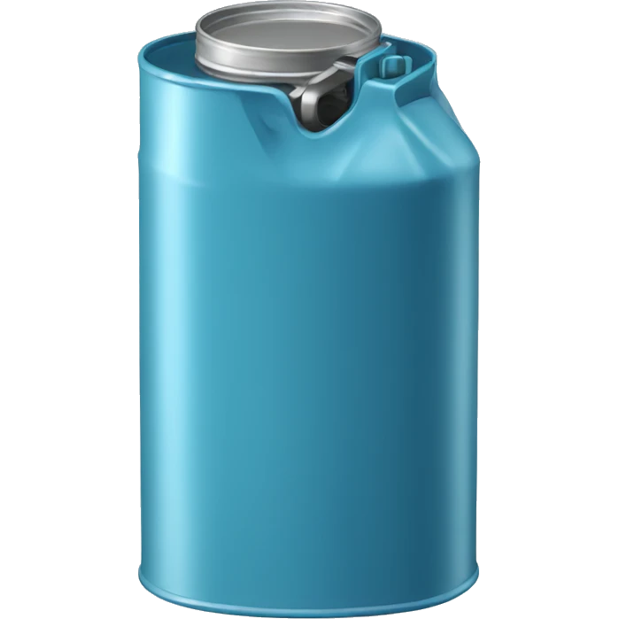 Oil can blue color emoji