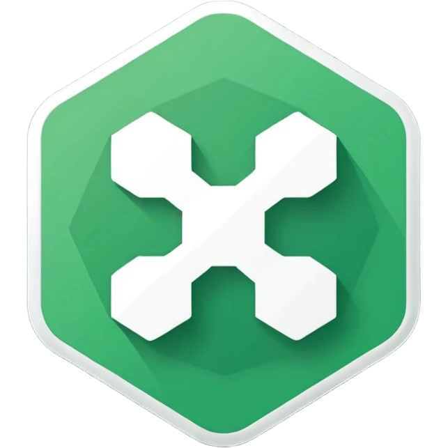 Generate a simple vector art on pictographic logo for our app icon, which should be kind of like Instagram's. It should be purely in a plain colour, one single green where the hex colour is #009869.  emoji