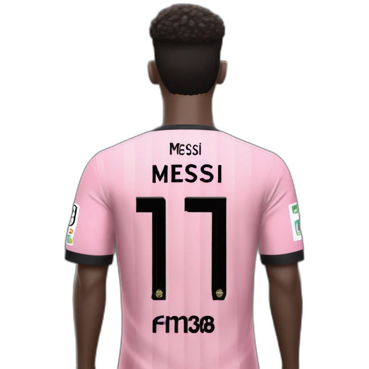 Messi inter Miami jersey  emoji