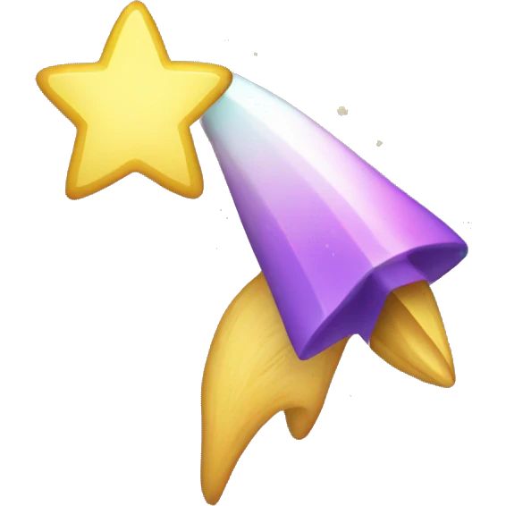 shooting star emoji