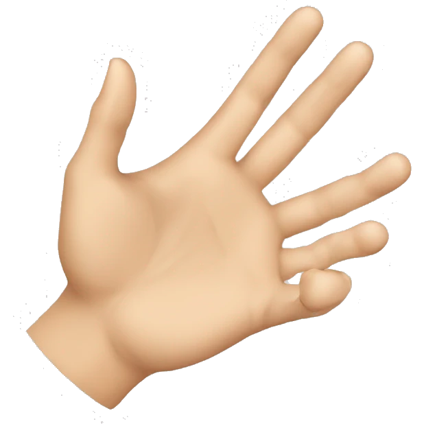 hands showing Russian letter И emoji