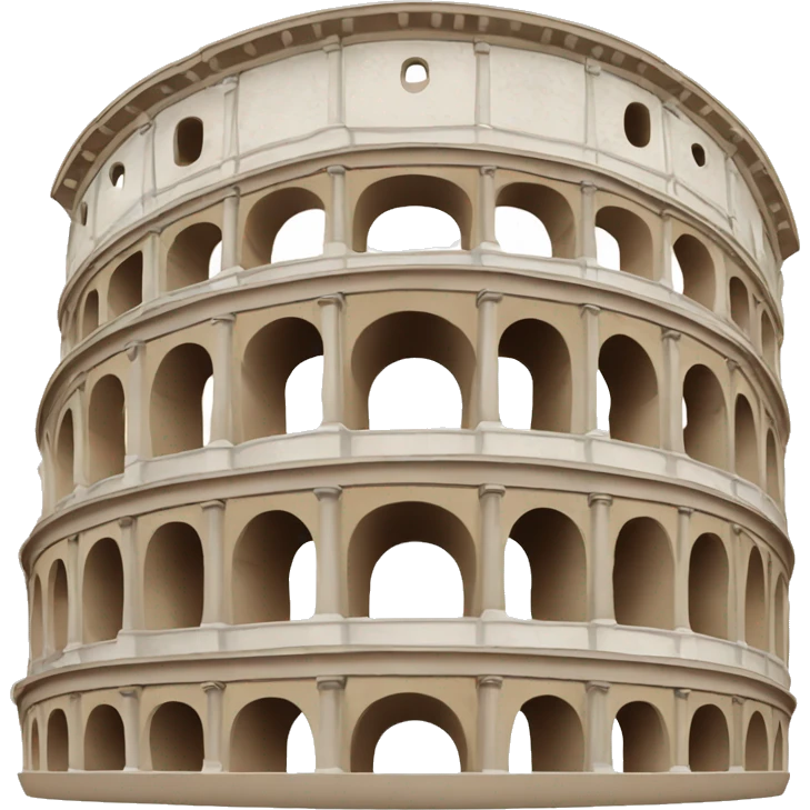 Rome colosseum in apple emoji style emoji