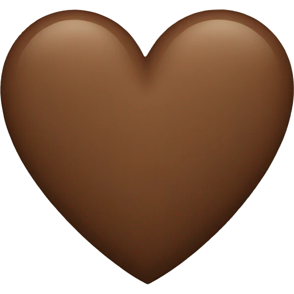 brown heart emoji