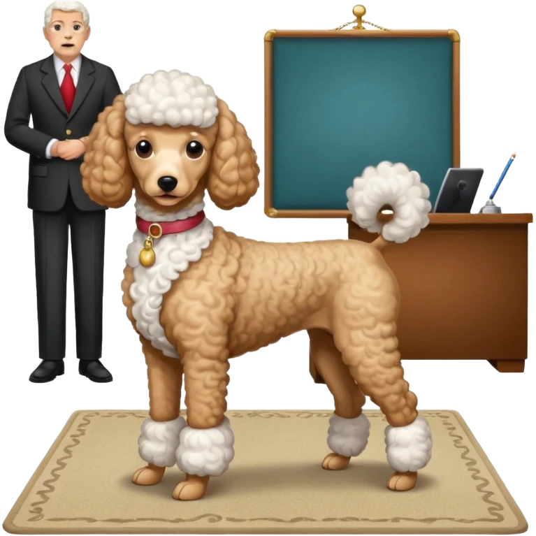 Poodle Dog Meeting and Trial emoji