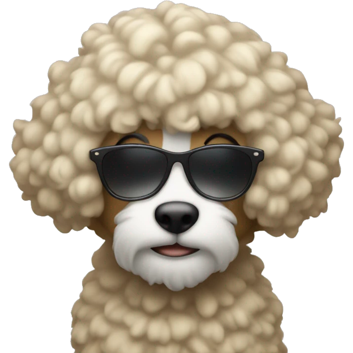 poddle with sunglasses  emoji