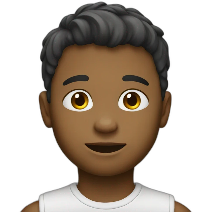 Little boy white emoji