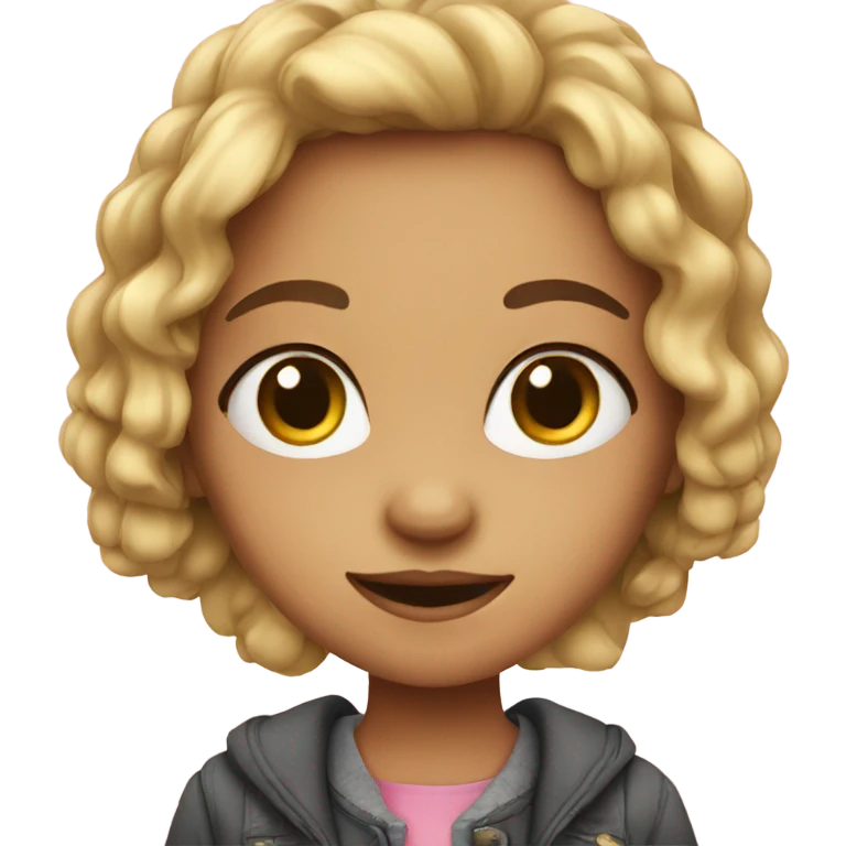 Cute girl emoji