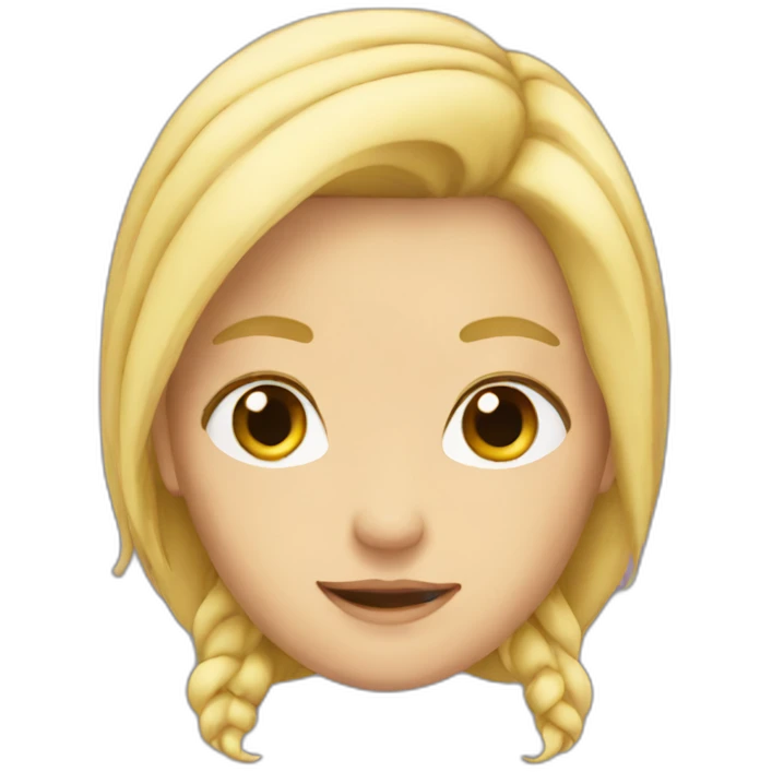 Blond mer emoji