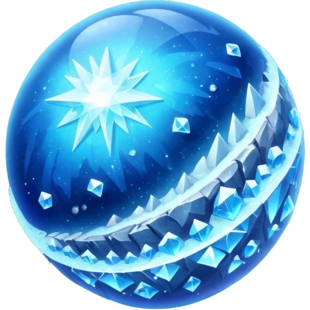 blue planet, Crystal Planet, surface covered in glowing crystals with lots of dust emoji