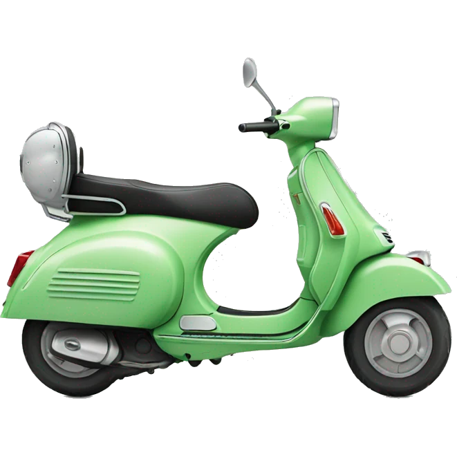 Light green vespa emoji