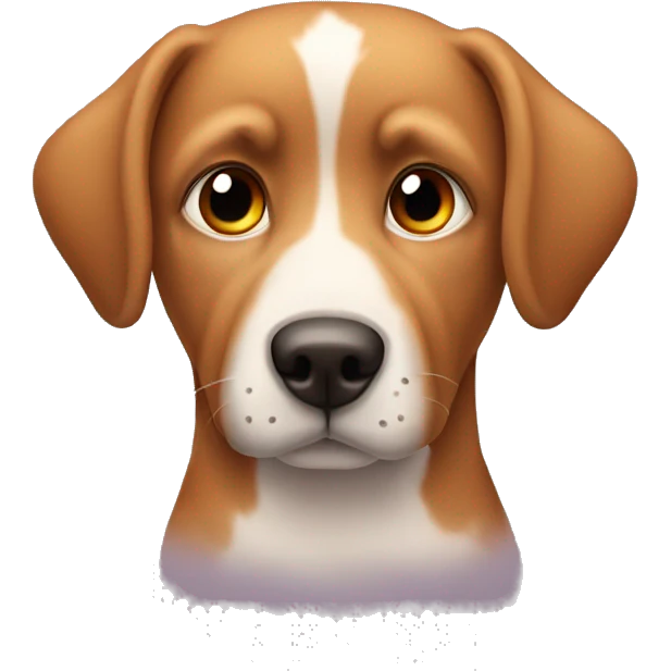 perro con corazones en los ojos emoji