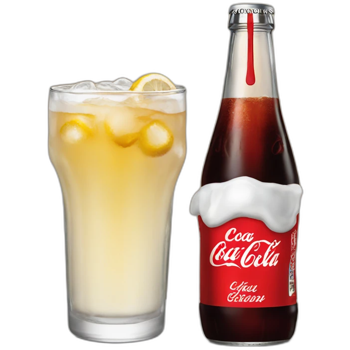 Emanuel Macron drink coca cola emoji