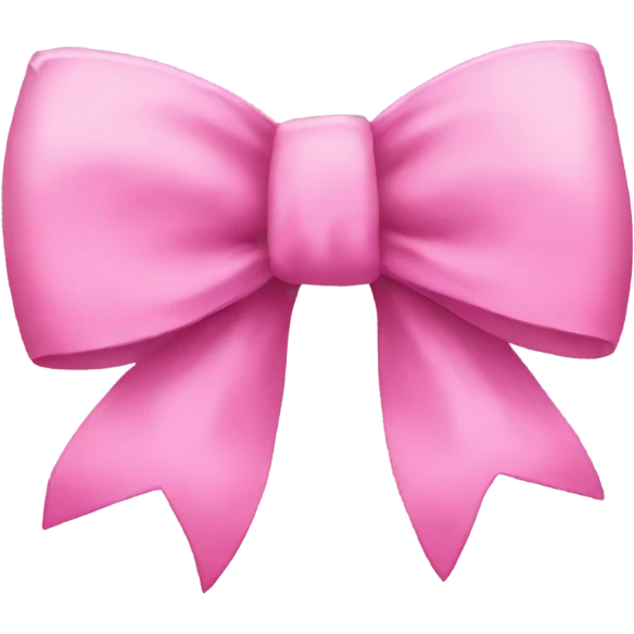 pink bow emoji