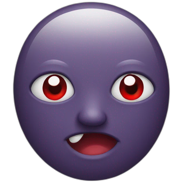 red eyes emoji
