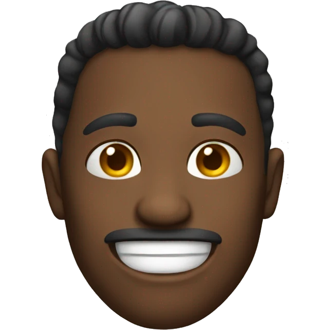 Happy but awkwardness emoji