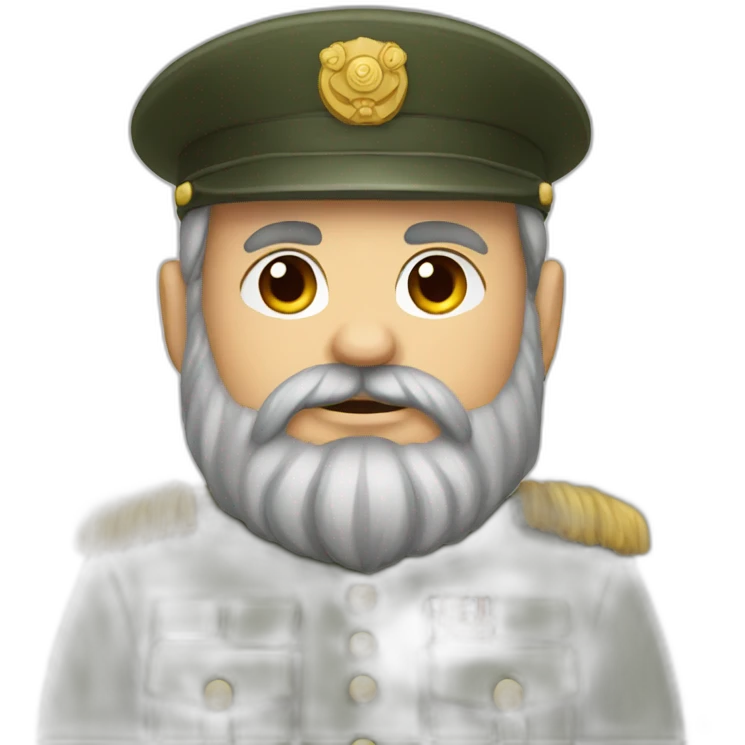 dwarf military officer emoji
