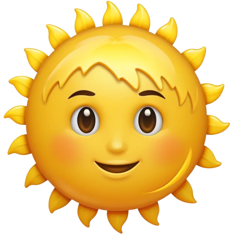 Sun emoji