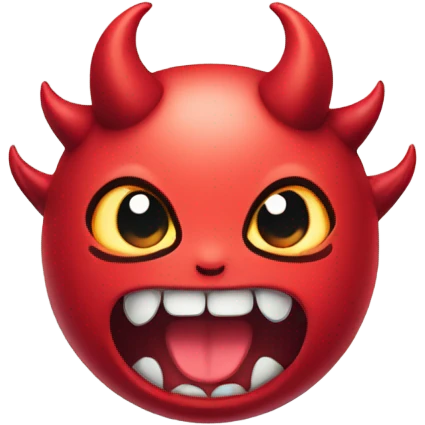Kawaii devil emoji