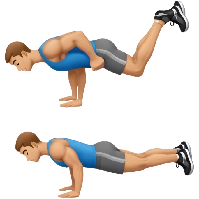 side-view man weighted glute-bridges emoji