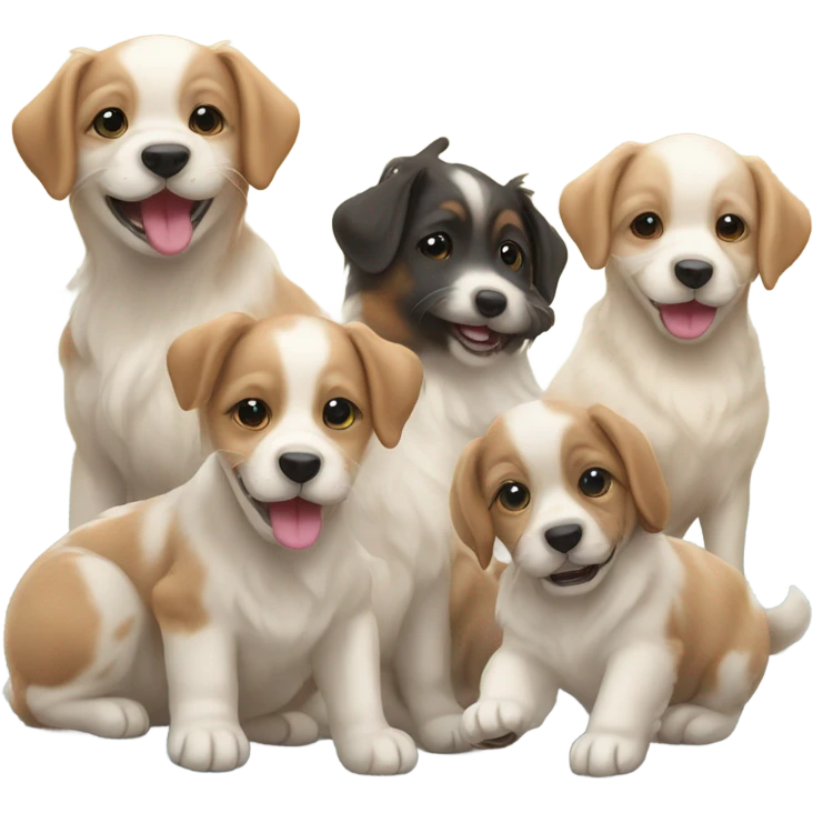 Puppies in Las Vegas  emoji