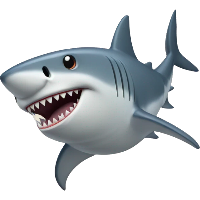 shark with iphone emoji