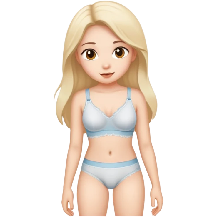 Girl in underwear  emoji