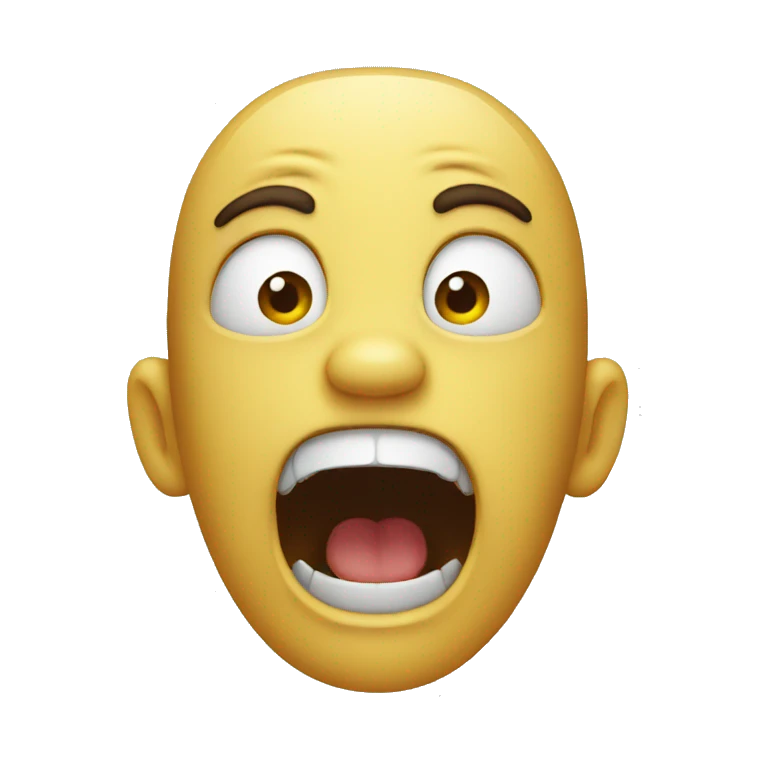 screaming emoji