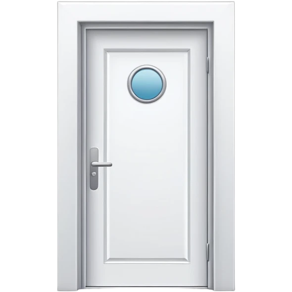 white modern door  emoji
