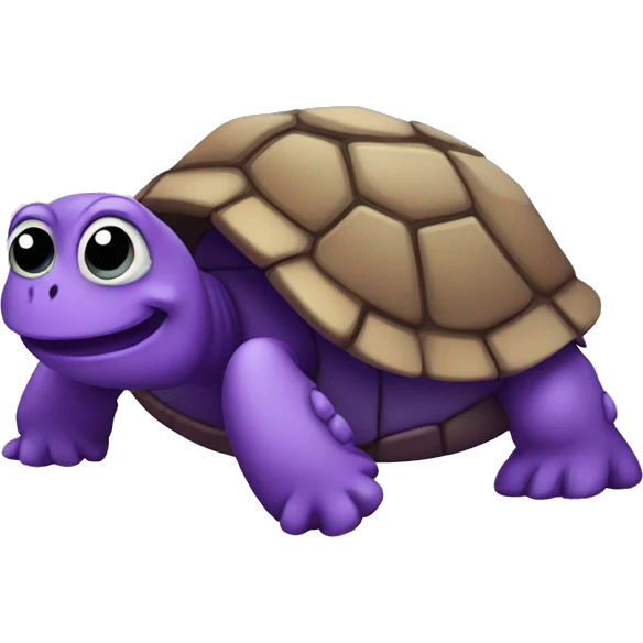 Purple turtle emoji