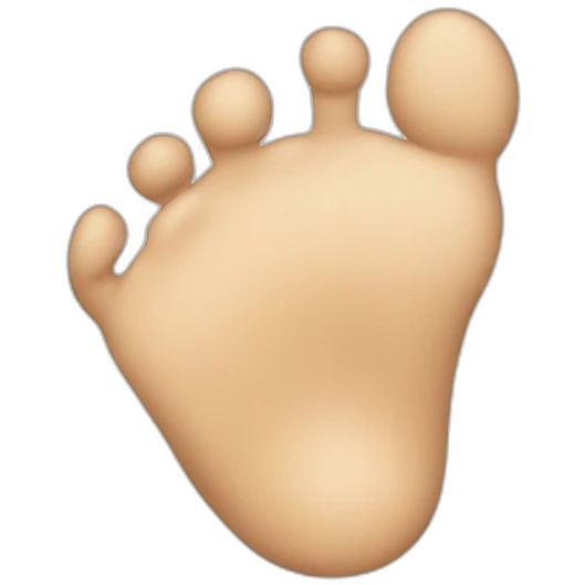 Foot emoji