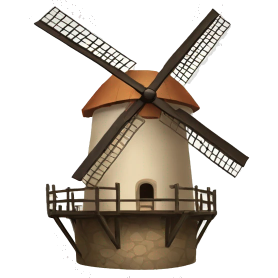 Molino de viento emoji
