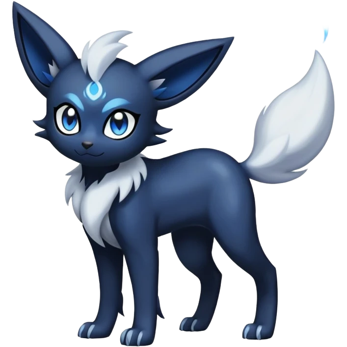 Absol-Meowstic-Umbreon-Fakémon-hybrid-creature (full body)  emoji