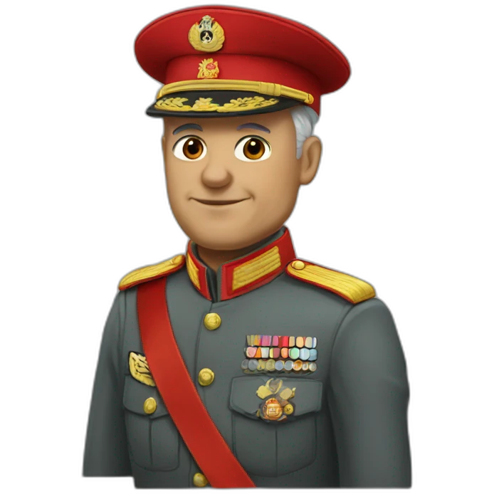 Red army general emoji