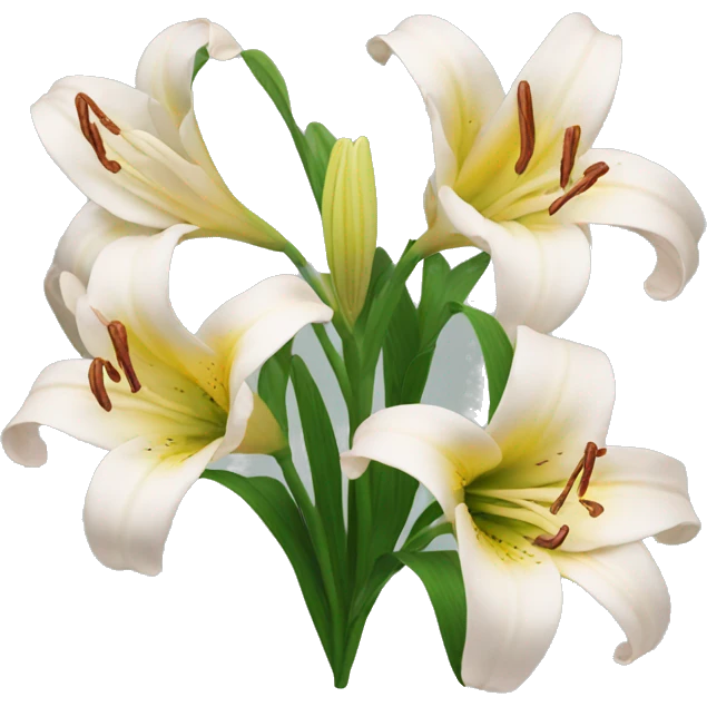 lily flowers emoji