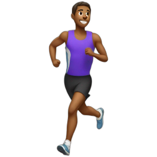 running emoji
