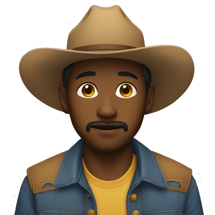 😔 + 🤠 emoji