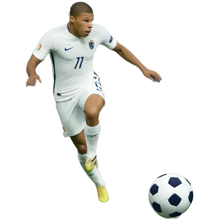 mbappé qui fais du foot emoji